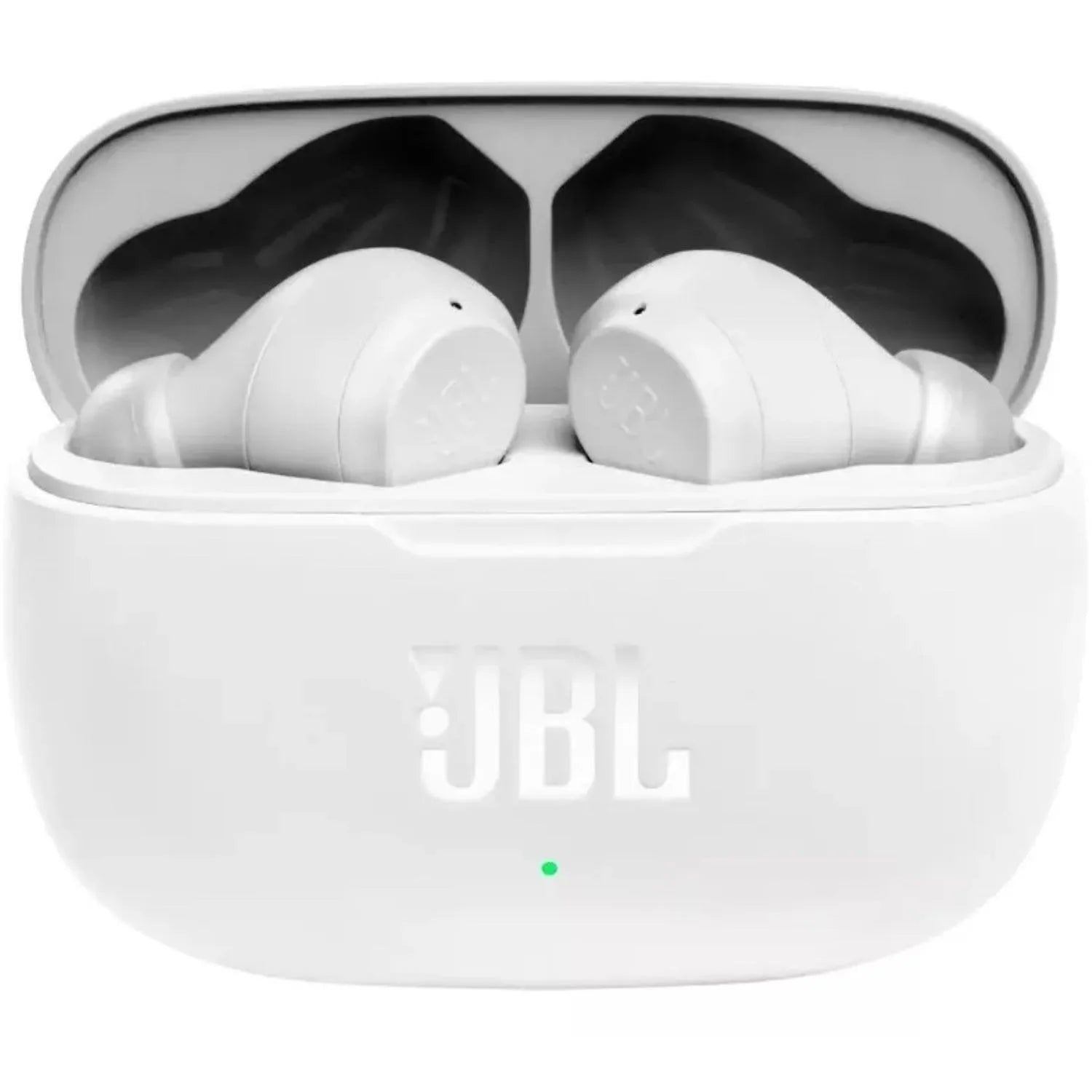 JBL Wave 200 TWS White Bluetooth Earphone With Microphone And Rechargeable Case Up To 20 Hours Battery Sound Deep Bass