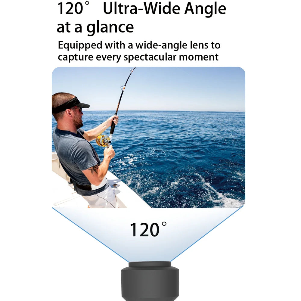 2.7K Outdoor Sports Camera 1.47 Inch HD Screen Thumb Action Came Motorcycle Road Sport Cam Magnetic Attraction Bracket Camera