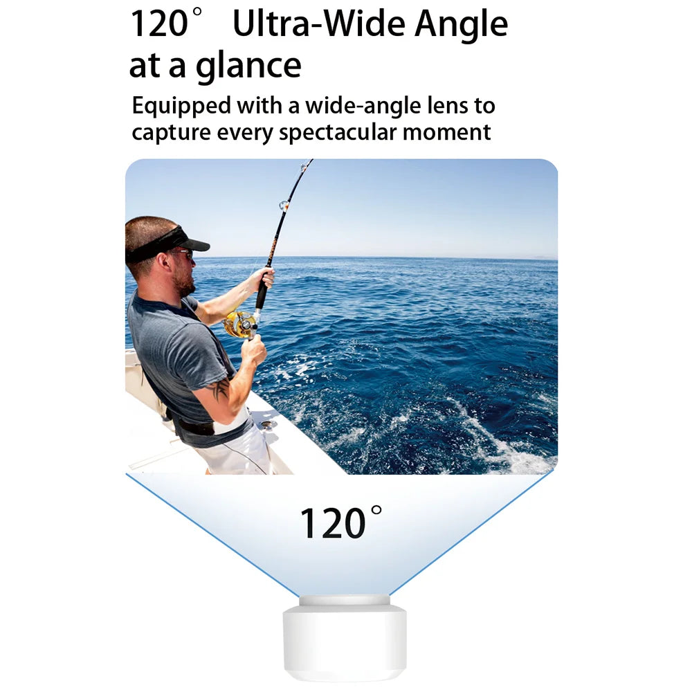 2.7K Outdoor Sports Camera 1.47 Inch HD Screen Thumb Action Came Motorcycle Road Sport Cam Magnetic Attraction Bracket Camera