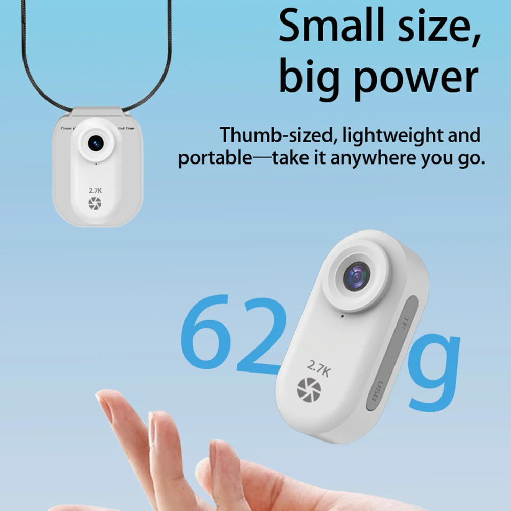 2.7K Outdoor Sports Camera 1.47 Inch HD Screen Thumb Action Came Motorcycle Road Sport Cam Magnetic Attraction Bracket Camera