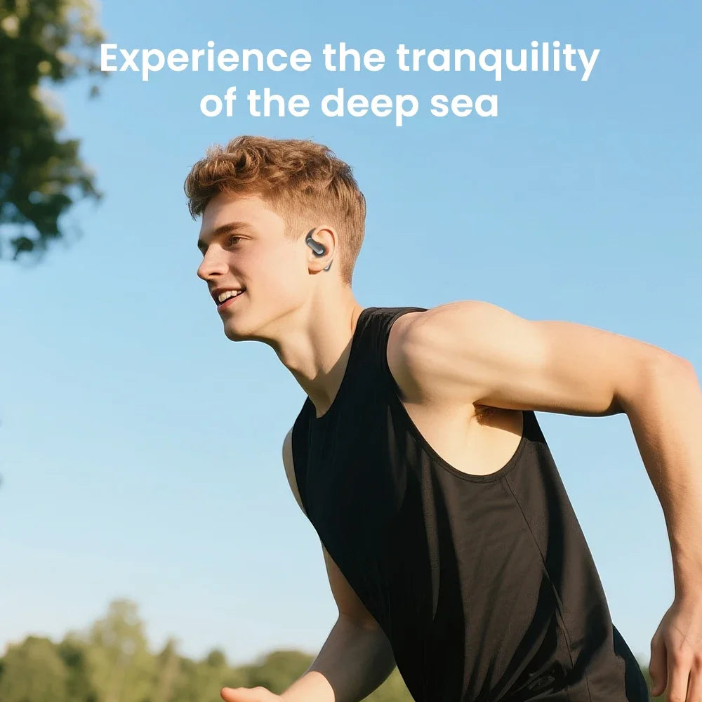 【AI Translation Earbuds】HTC NE50 Bluetooth Earphone Sports Wireless Headphones Smart Noise Reduction Earhook Replaceable battery