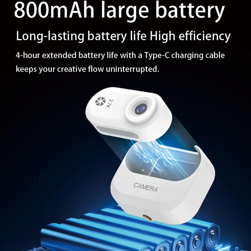 2.7K Outdoor Sports Camera 1.47 Inch HD Screen Thumb Action Came Motorcycle Road Sport Cam Magnetic Attraction Bracket Camera