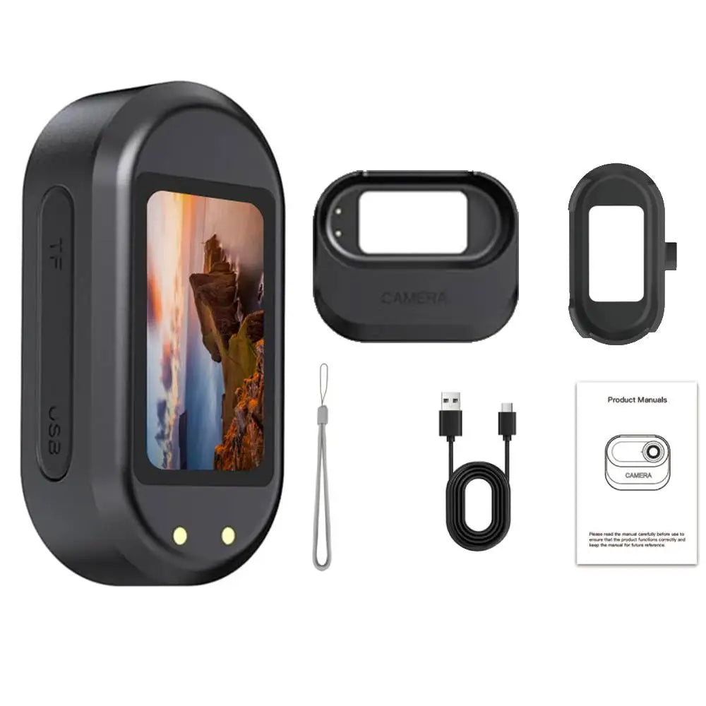 2.7K Outdoor Sports Camera 1.47 Inch HD Screen Thumb Action Came Motorcycle Road Sport Cam Magnetic Attraction Bracket Camera